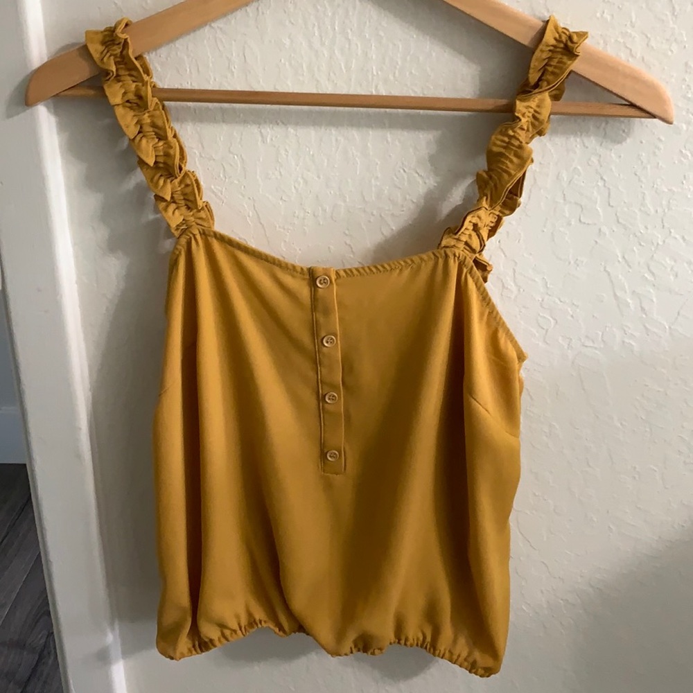 Yellow Tank Blouse